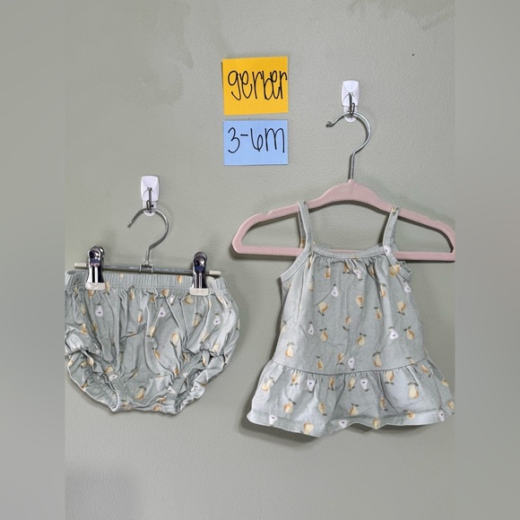 Gerber Other - ❤️NWOT Infant Gerber Green and Yellow Diaper Cover 3-6 Months